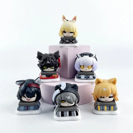 Arknights 1Set (6Pcs) Operator Vinyl 8cm Figure