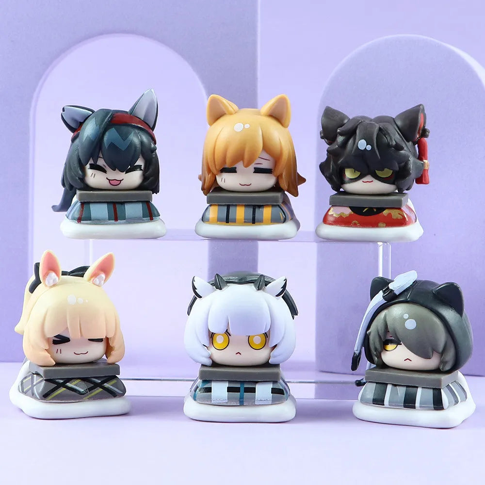 Arknights 1Set (6Pcs) Operator Vinyl 8cm Figure